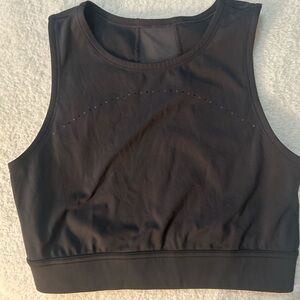 lululemon athletica Hotty Hot Cropped Tank Black